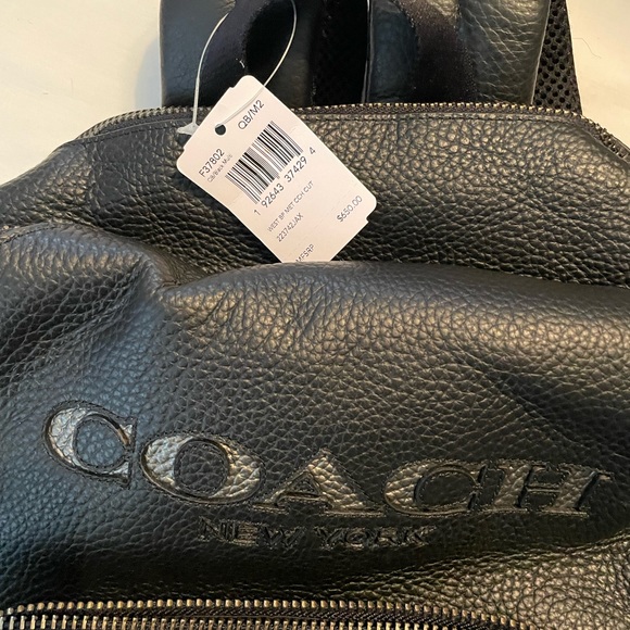 Coach leather backpack - Picture 1 of 5